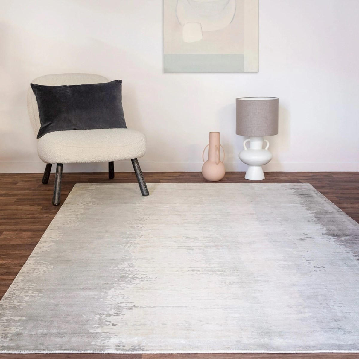 TEPPICH Moderner, handgewebter für Wohn- und Schlafzimmer GINO Beige 160 x 230 cm - Beige, Textil (160/230cm) - Novatrend