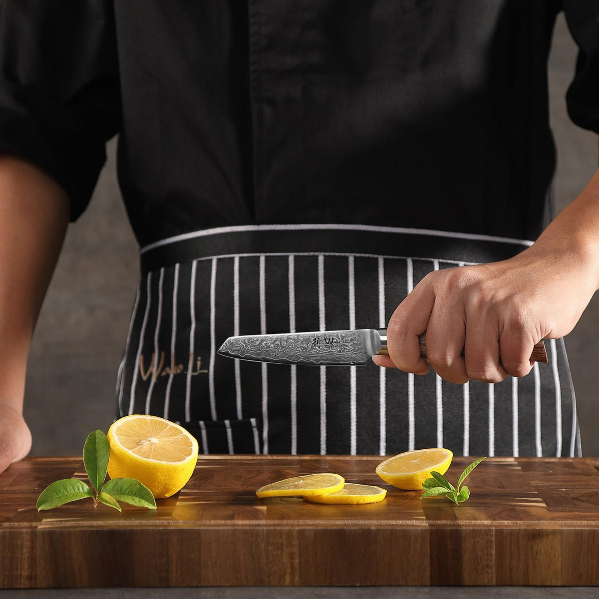 OFFICEMESSER 10 cm - Braun, Holz/Metall (22cm) - Wakoli