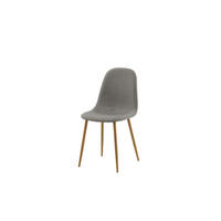 ESSZIMMERSTUHL POLAR Grau 42x44x95 cm - Grau, Textil (42/95/44cm) - FURNLUX