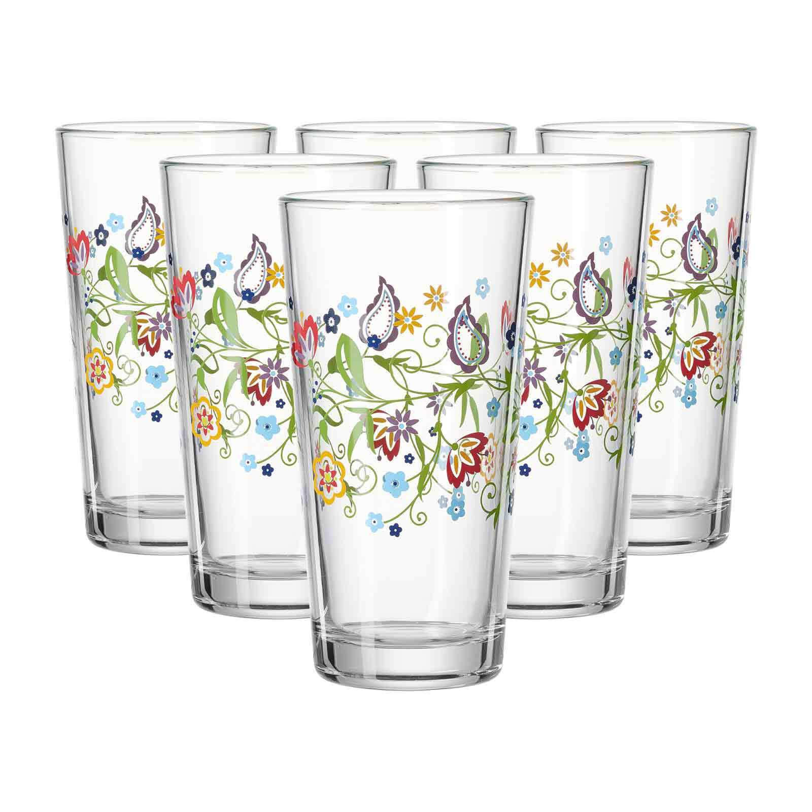 TRINKGLÄSER Shanti bunt 380 ml 6er Set - Multicolor, Glas (0.38L) - Ritzenhoff Breker