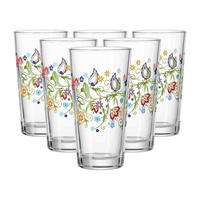 TRINKGLÄSER Shanti bunt 380 ml 6er Set - Multicolor, Glas (0.38L) - Ritzenhoff Breker