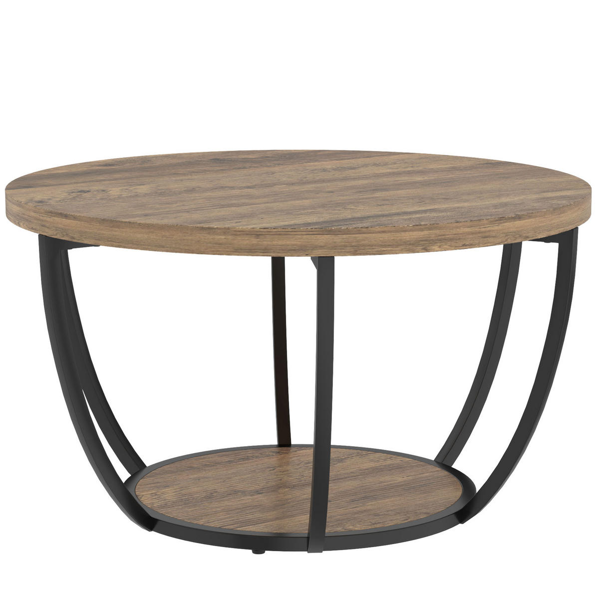 BEISTELLTISCH Braun 80.0/80.0/43.8cm - Braun, Holzwerkstoff (80/80/43.8cm)