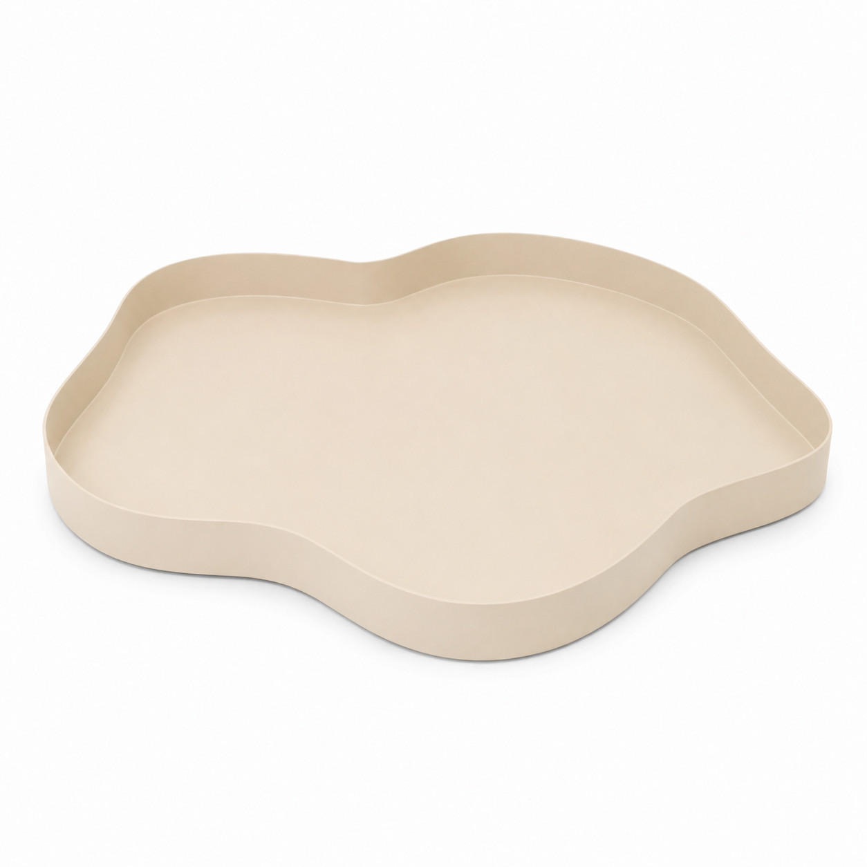 TABLETT Serva - Beige, Metall (40/3/40cm) - LOFT42