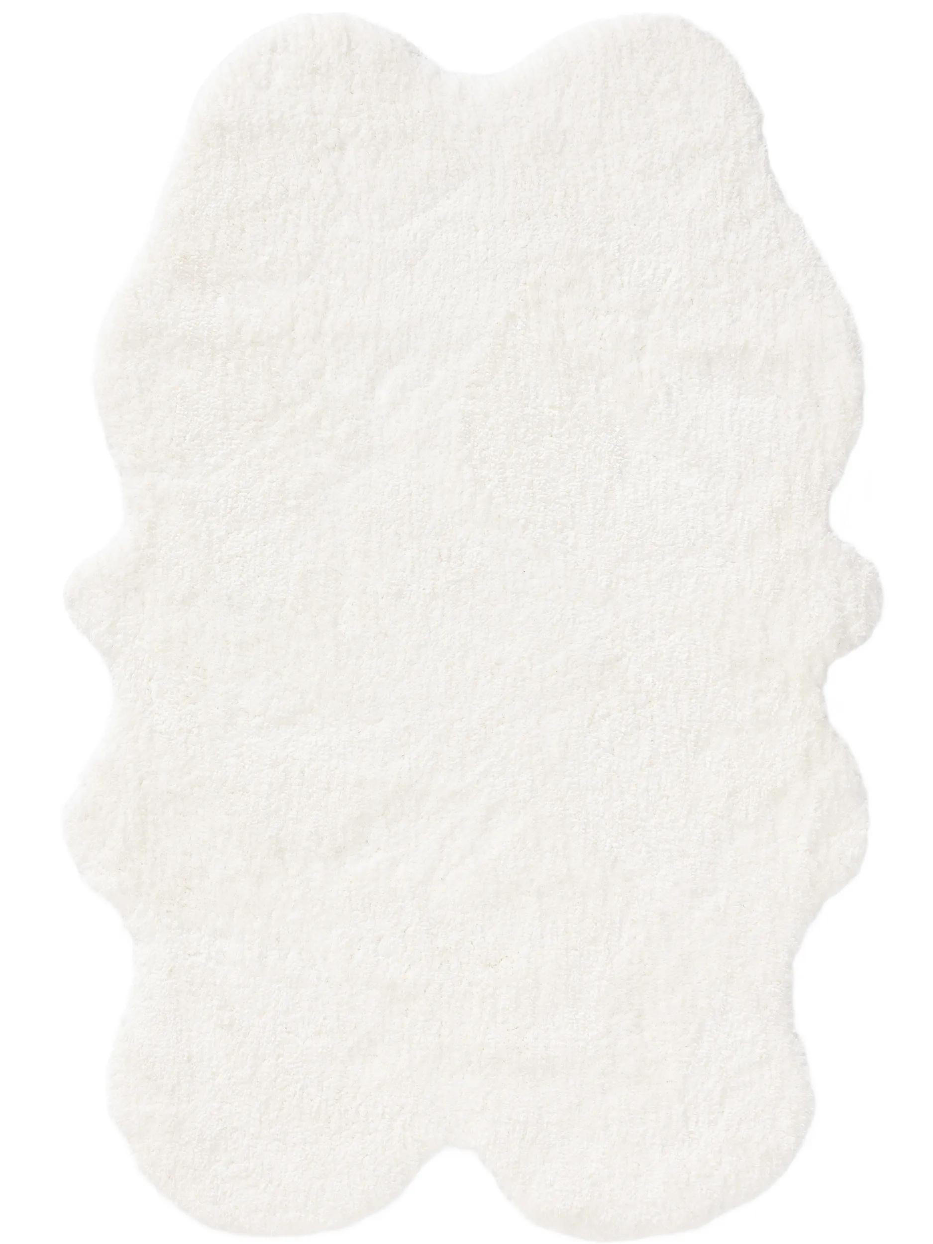benuta Hochflorteppich Creme 120x180 cm