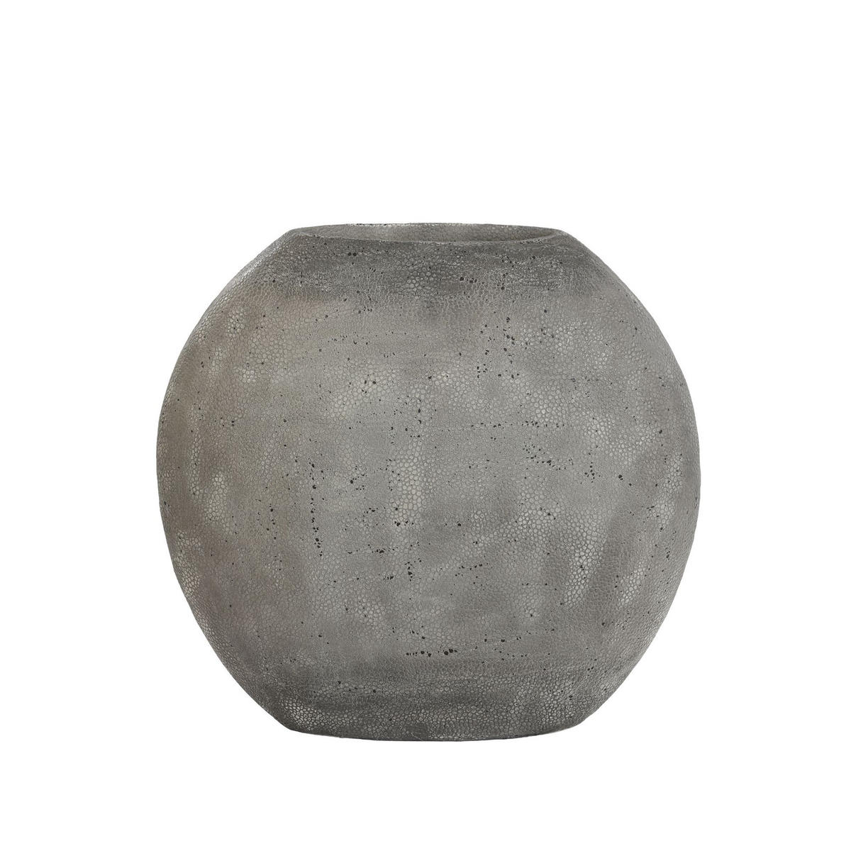 VASE Rayskin Grau 49.5/20/45 cm - Grau, Kunststoff (45cm) - Light & Living