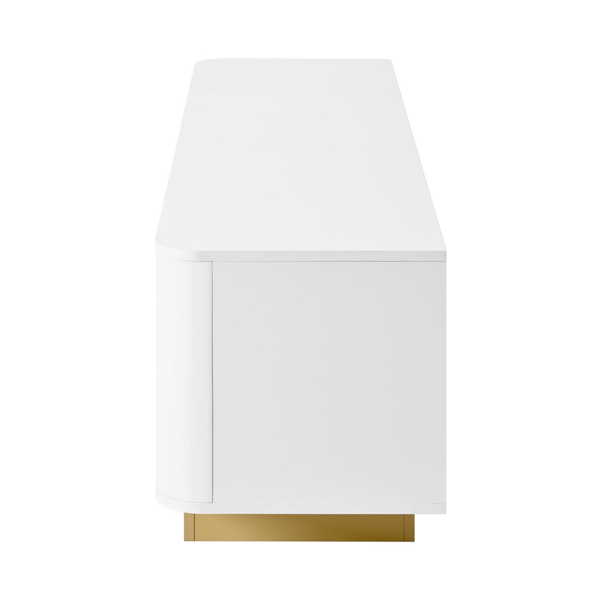 TV-ELEMENT 170/40.5/47 cm Weiß mit Stauraum - Weiß, Holz (170/47/40.5cm) - Oxeza