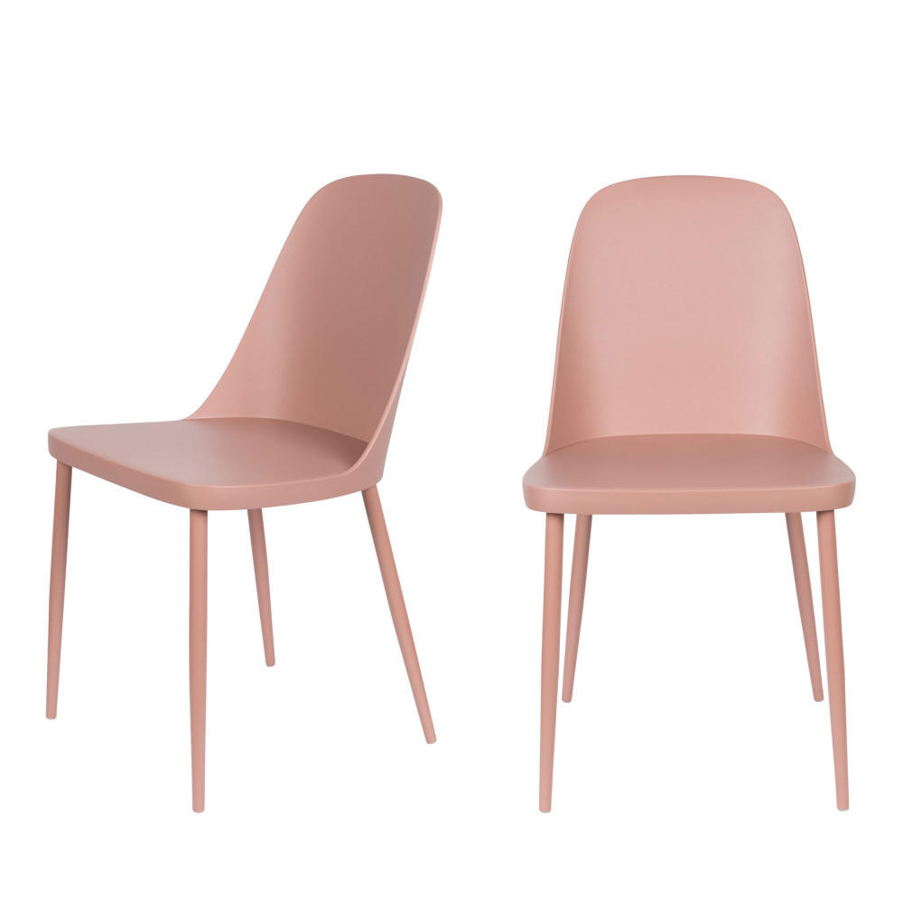 Drawer Design-Stuhl Pink 46x85x54 cm