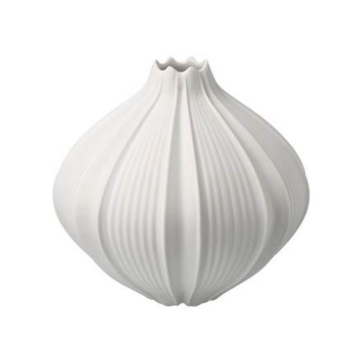 VASE Bahar, Biskuit-Porzellan, weiß, H 12 cm - Weiß, Keramik (12cm) - Goebel