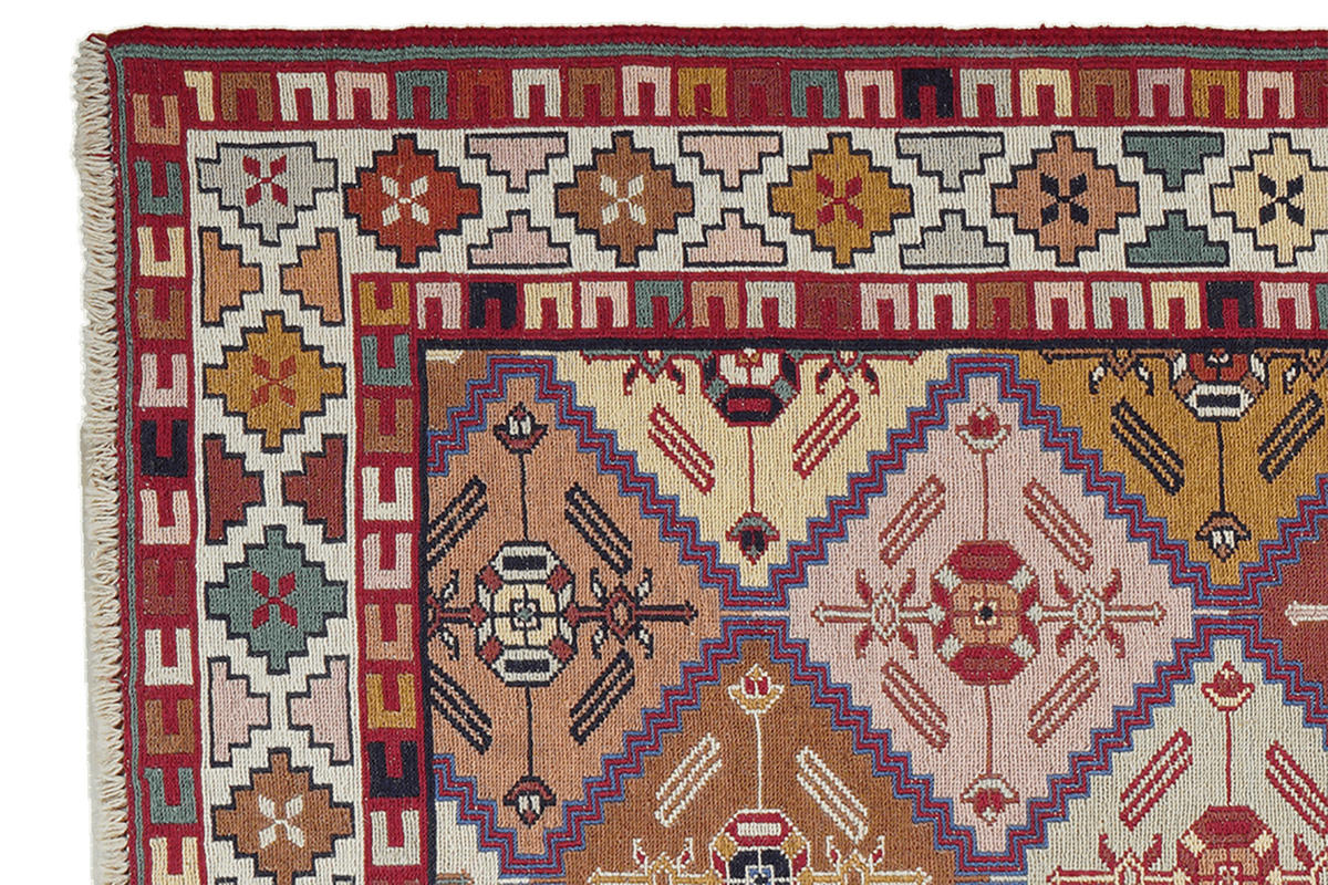 HANDWEBTEPPICH Sumak Shahsavan Mehrfarbig 152/102 cm Schurwolle - Multicolor, Textil (102/152cm) - Looma