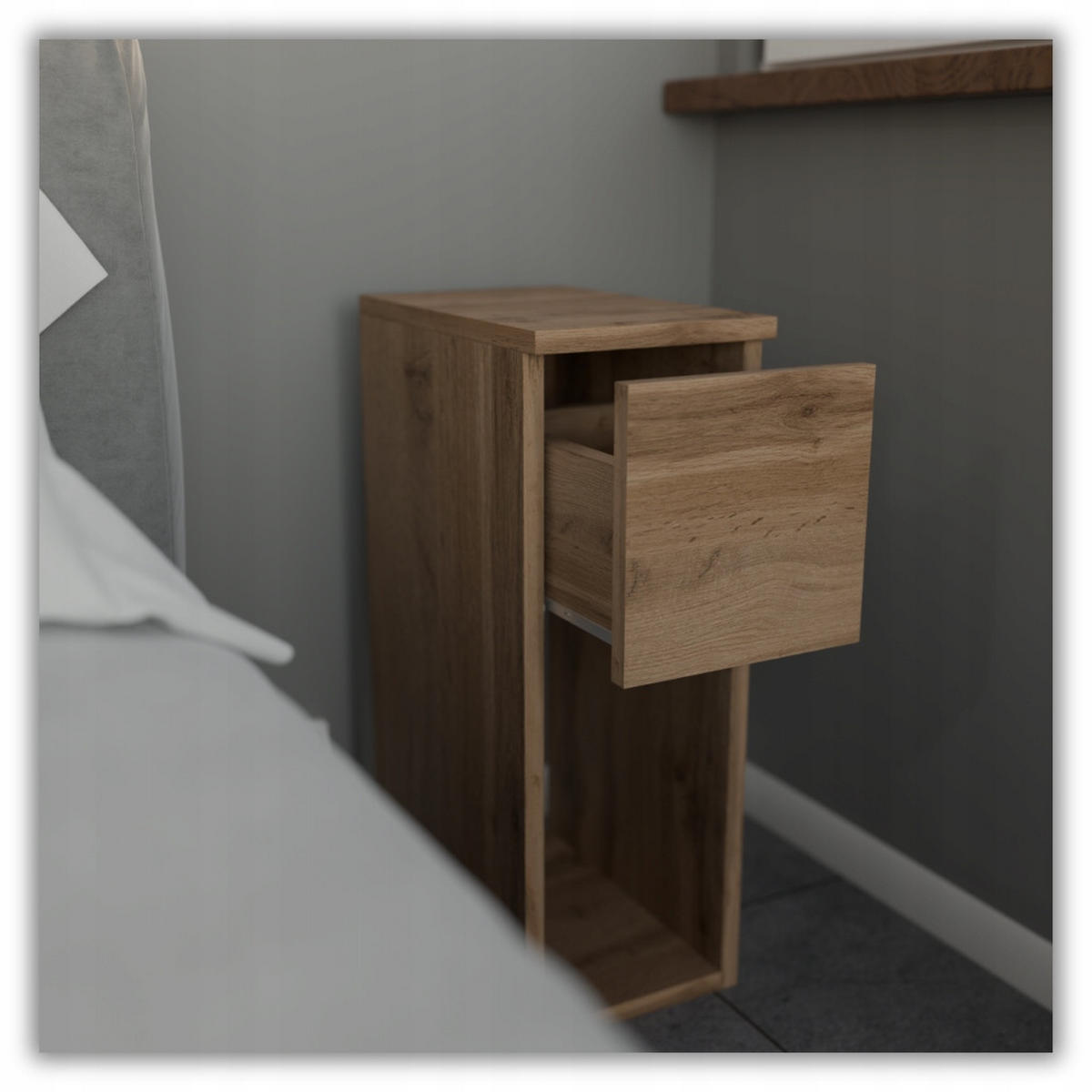NACHTTISCH – EICHE WOTAN - Eiche Wotan, Holz (20/55/30cm) - Stiv Meble