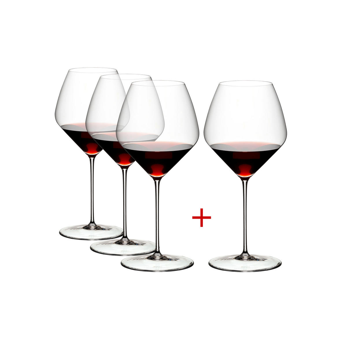 PINOT NOIR / NEBBIOLO WEINGLÄSER Veloce transparent 763 ml 4er Set - Transparent, Glas (0.763L) - Riedel