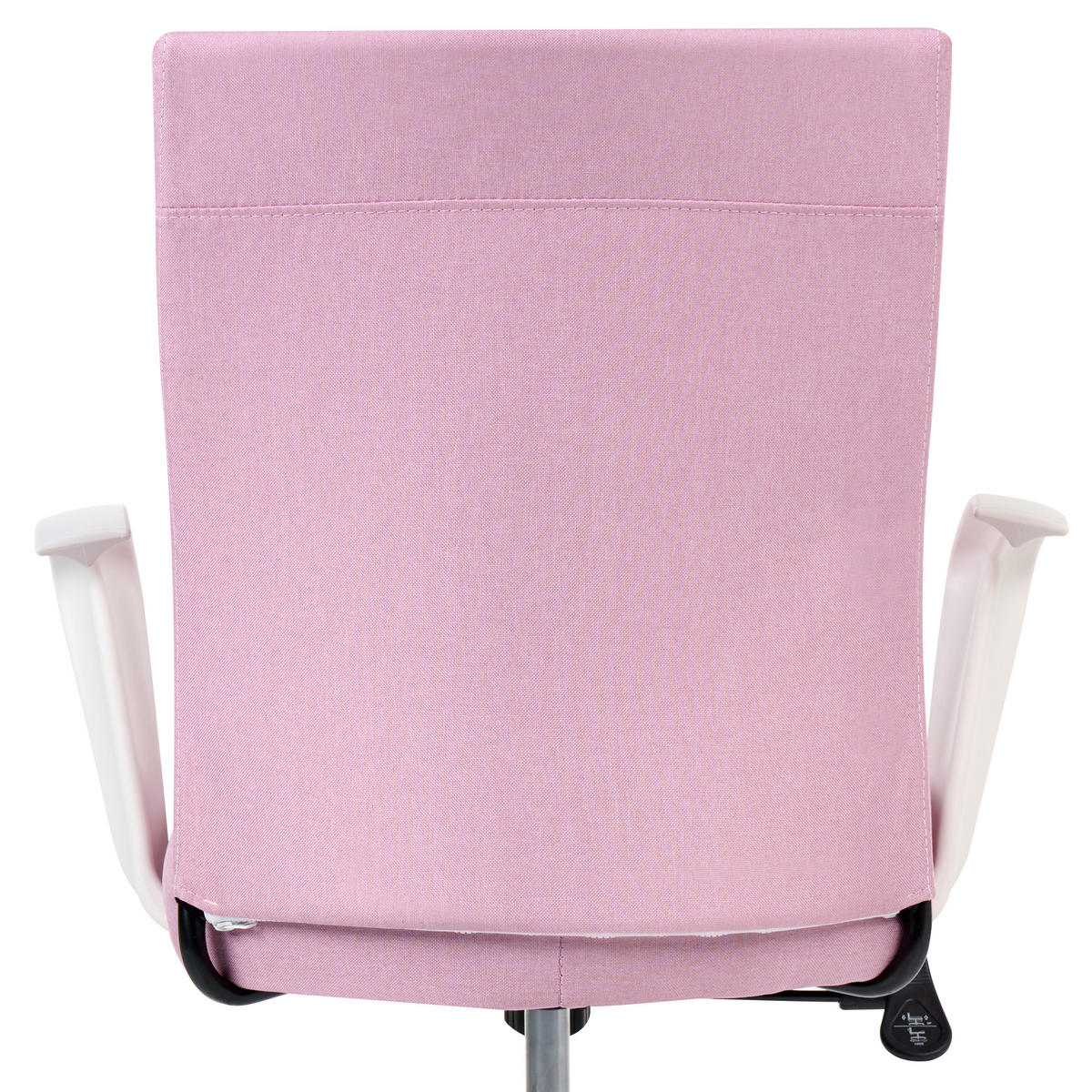 BÜROSTUHL Rosa Modra - Pink, Textil (52/91/52cm) - Beliani