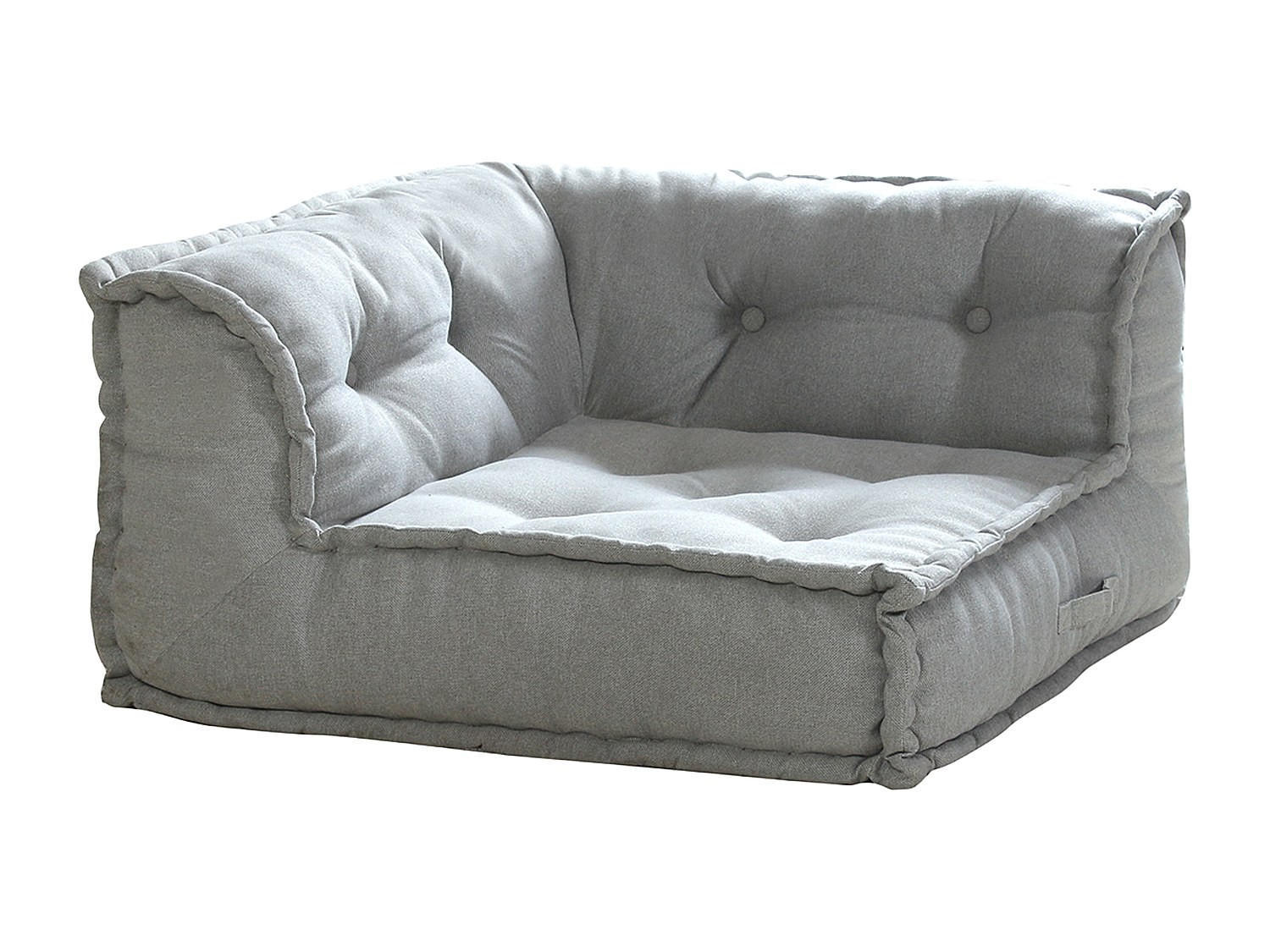 SESSEL mit gerader Rückenlehne - 1 Person - stoff - grau Dirola - Grau, Textil (80/43/80cm) - Vente-Unique