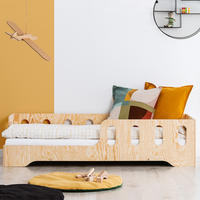 POSTEL 90/190 Estelle Přírodní dřevo - hnědá, dřevo (90/190cm) - Petits-meubles