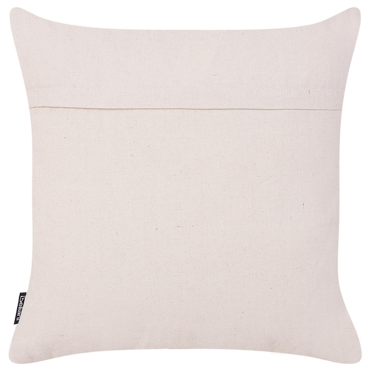 DEKOKISSEN 2er-Set Hellbraun 45/45 cm Mimisal - Hellbraun, Naturmaterialien/Textil (45/45cm) - Beliani