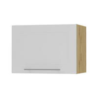 KÜCHENHÄNGESCHRANK Kvantum W4B/50 Weiß Matt / Eiche Artisan Matt 50 / 32,5 / 36cm - Eiche Artisan/Weiß, Holz/Holzwerkstoff (50/36/32.5cm) - Feldmann-Wohnen