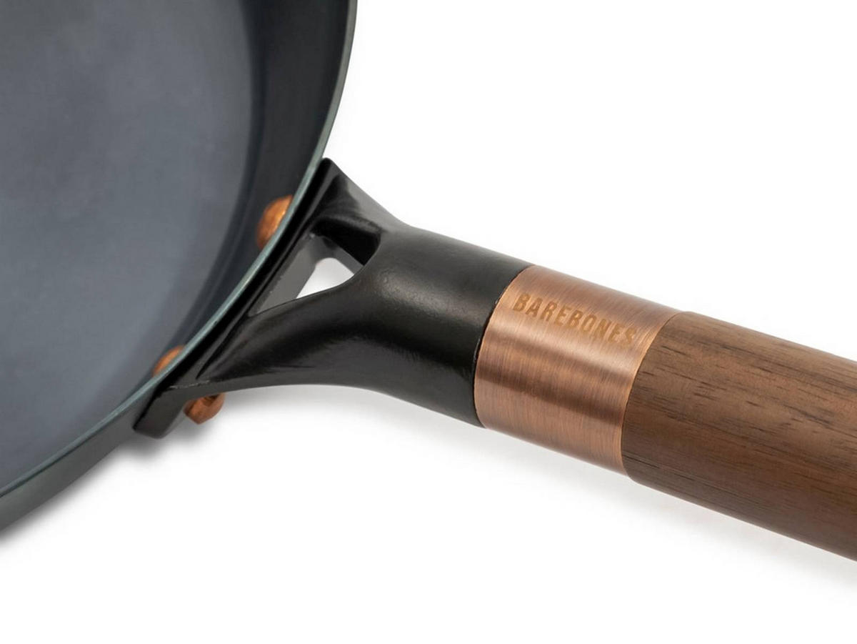 BRATPFANNE Steel Skillet für Camping und Outdoor ø 24 cm - Schwarz, Metall (29/29/10cm) - BAREBONES