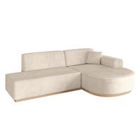 ECKSOFA Ottomane Rechts ARRIO-L1 - 243x171x83 cm Beige - Beige, Holzwerkstoff/Textil (243/171cm) - ALTDECOR
