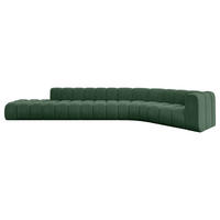 ECKSOFA modulares Sofa Tilmo-L2 - 490x194x70 cm Grün - Grün, Holzwerkstoff/Textil (490/194cm) - ALTDECOR