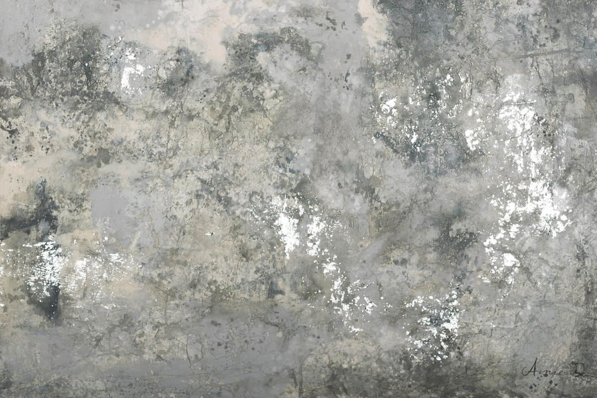 OLEJOMAĽBA 80/120 cm, Zvieratá - sivá, drevo/textil (80/120cm) - KUNSTLOFT