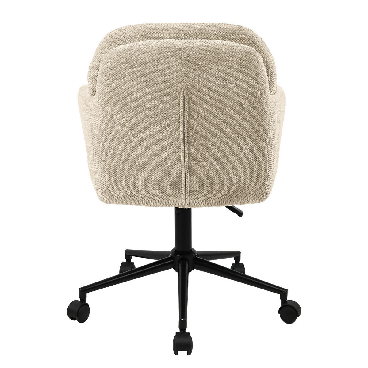 BÜRODREHSTUHL - Beige, Textil/Metall (61/85/61cm) - home24