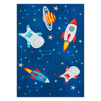KINDERTEPPICH SNOOKI Dunkelblau 250/350 cm - Dunkelblau, Textil (250/350cm) - Tapiso