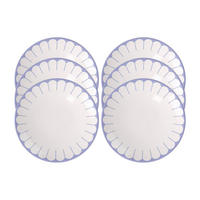 FRÜHSTÜCKSTELLER Fleur Couleur Bleu ø 21,2 cm 6er Set - Blau, Keramik (21.2cm) - Villeroy & Boch
