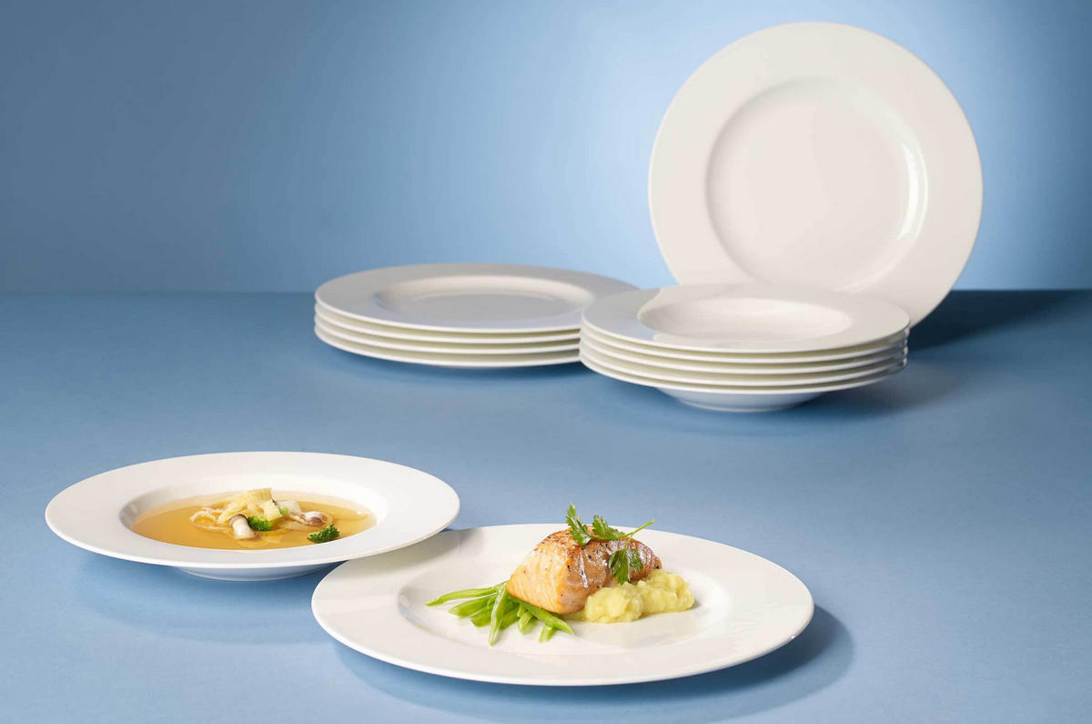 TAFEL-SET Royal weiß 12-tlg. - Weiß, Keramik (33/20/35cm) - Villeroy & Boch