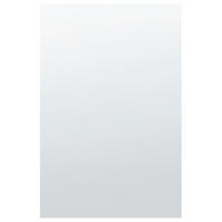 WANDSPIEGEL 40/60 cm Silber Angers - Silberfarben, Glas (60/0.5/40cm) - Beliani