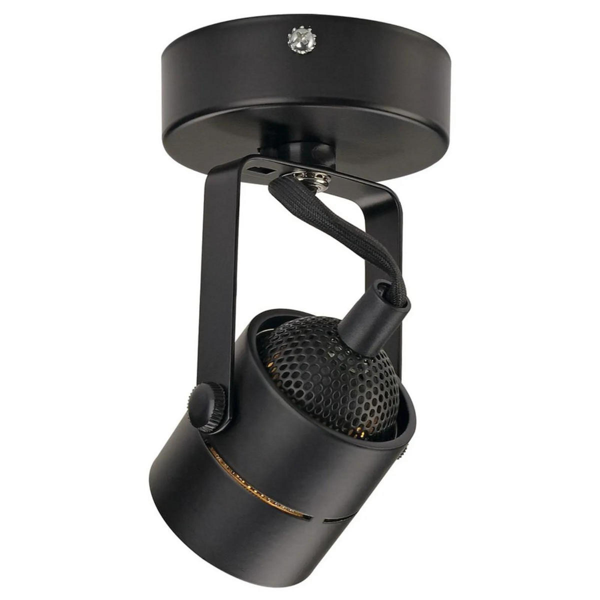 DECKENSTRAHLER Spot - Schwarz, Metall (4.25/4.25/2.5cm) - SLV