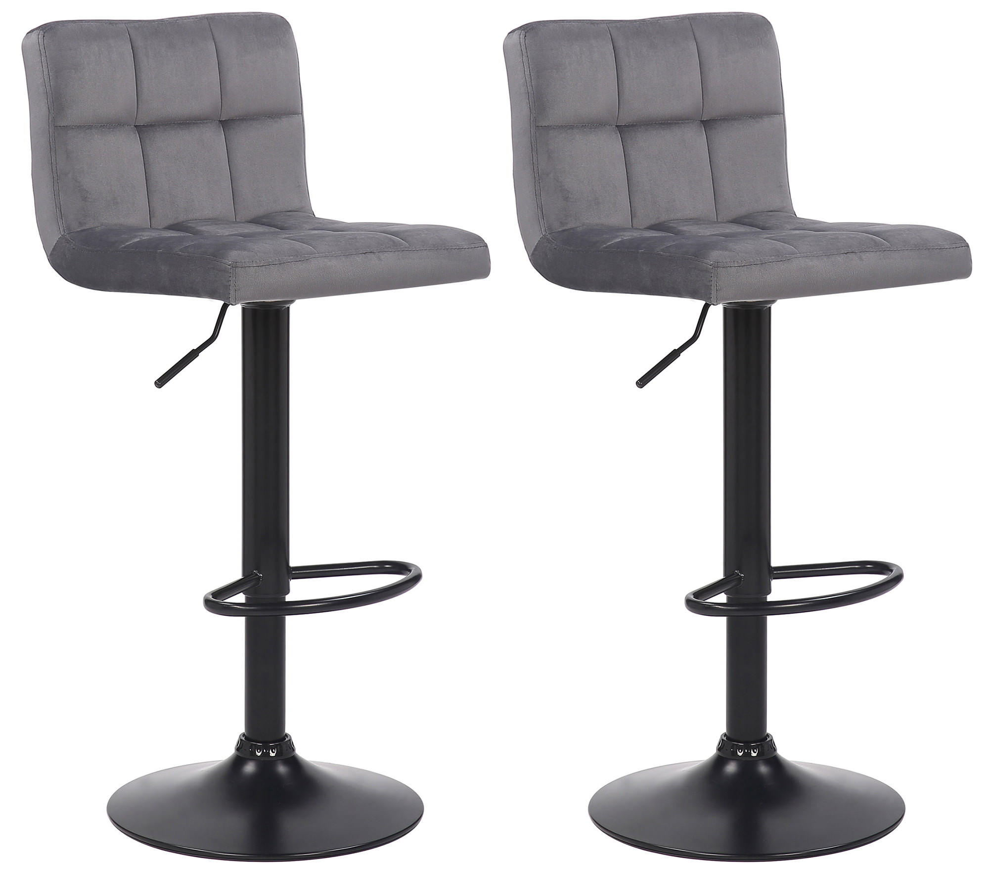 Deluke Barhocker Grau 40x85x40 cm