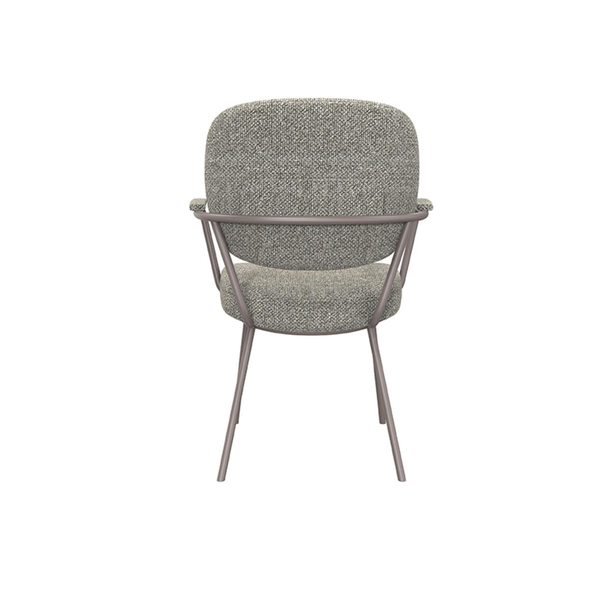 ESSZIMMERSTUHL Lausanne Grau 64/61/89 cm 2er-Set - Grau, Textil (61/89/64cm) - LABEL51