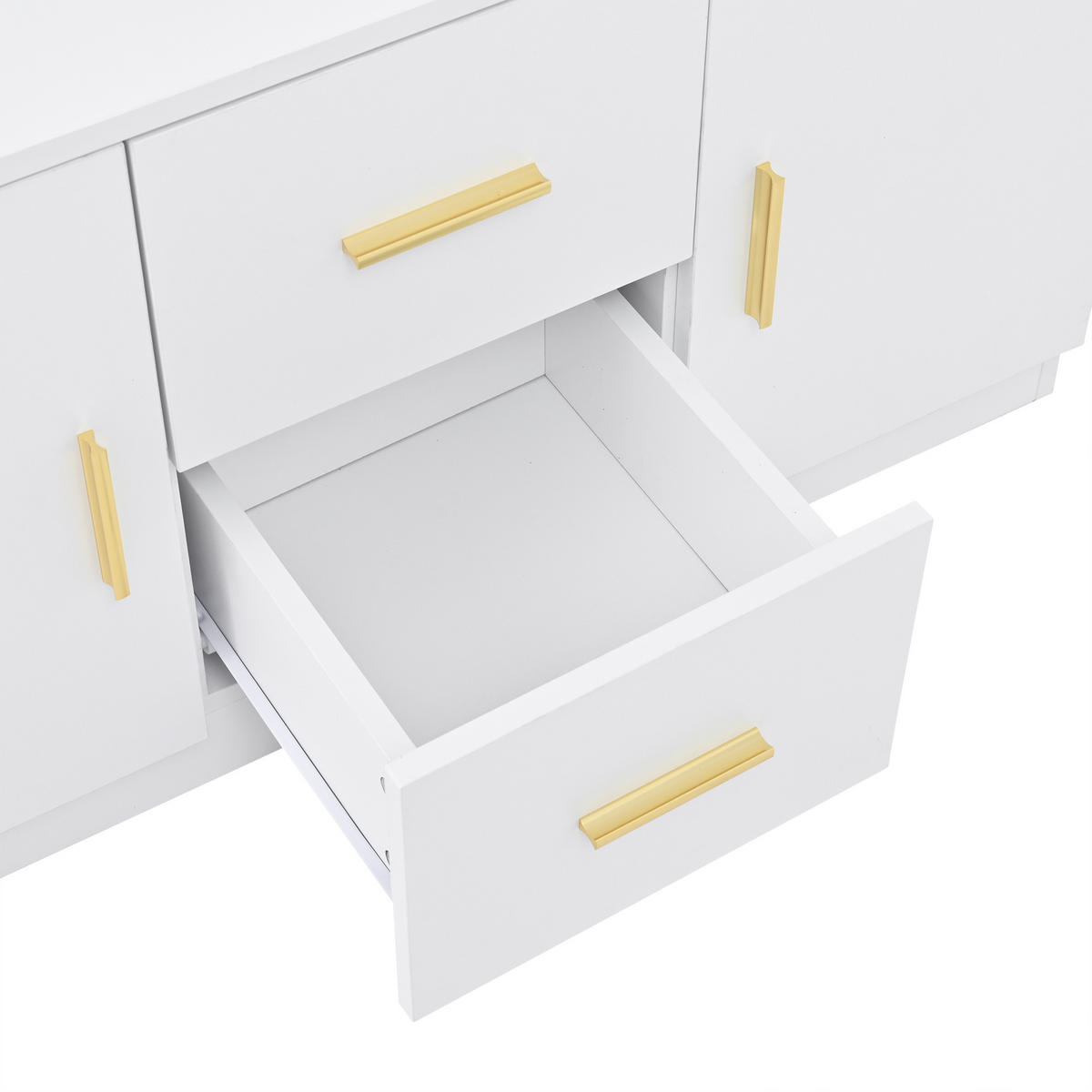 SCHUHSCHRANK aus MDF 90x40x180cm in Weiß mit Spiegel & Soft-Close - Weiß, Holzwerkstoff (90/180/40cm) - Modfu