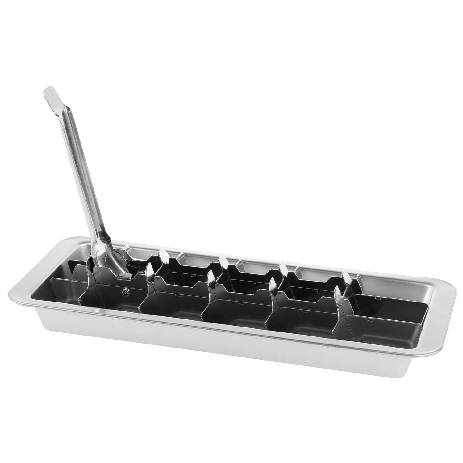 XXXLutz Eiswürfelform Silber 12x3x28 cm