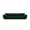 SOFA Kaelle aus Samt flaschengrün 4 Sitzplätze - Dunkelgrün, Textil (110/85/248cm) - Micadoni