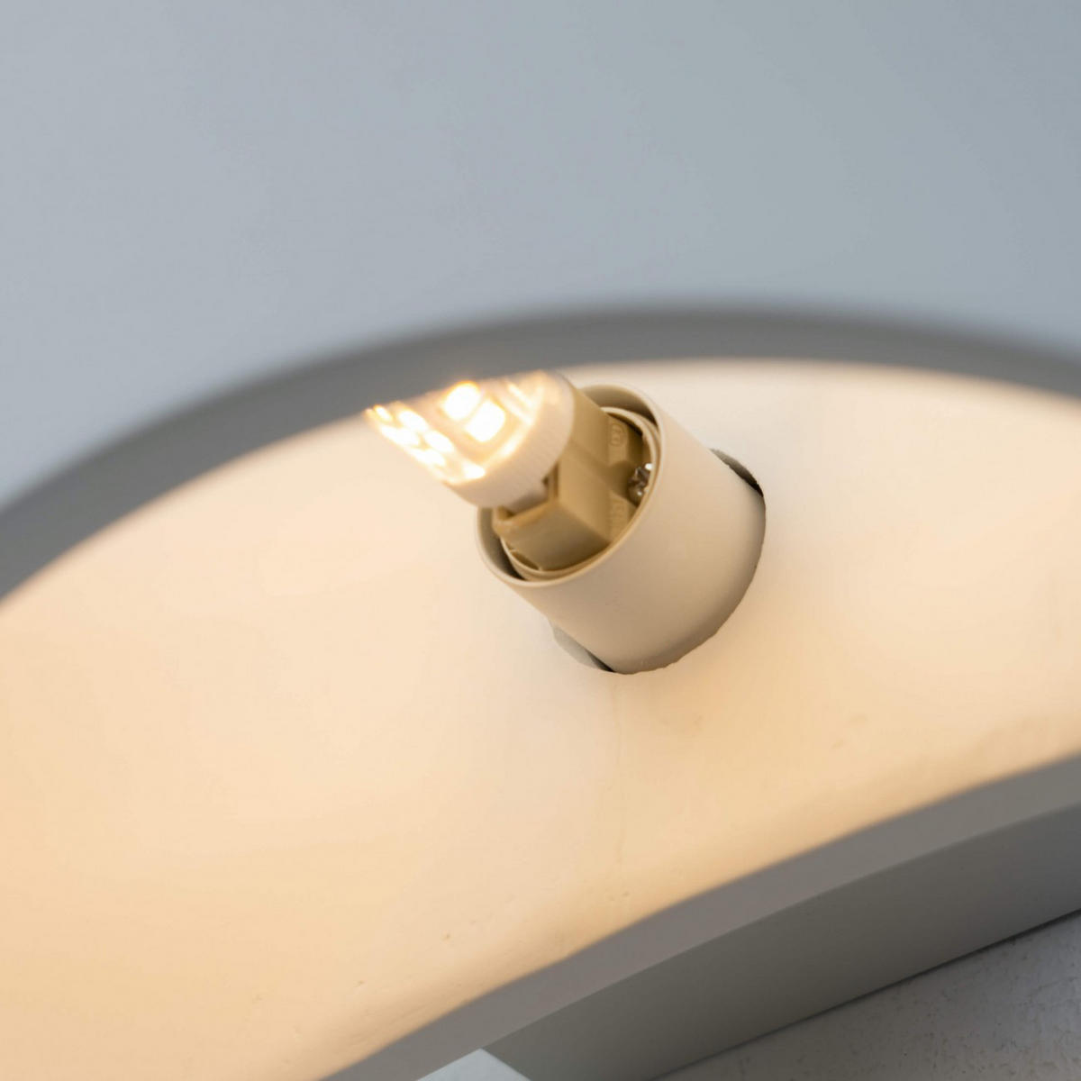 WANDLEUCHTE Calixta, Weiß, 20cm - Weiß, Naturmaterialien (13.3/14.7/20cm) - KOSILUM