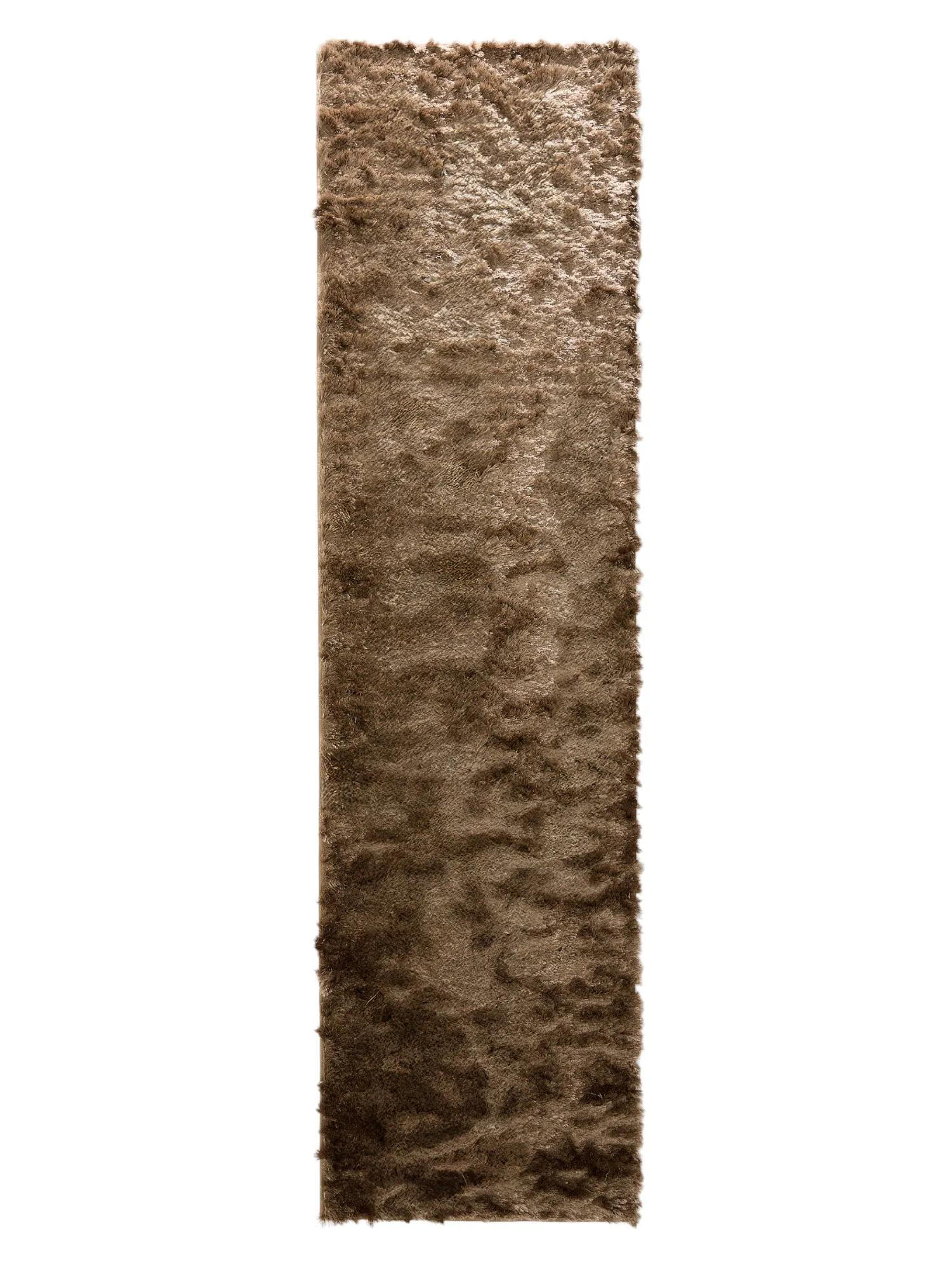 HOCHFLORTEPPICH Whisper Hellbraun 80x300 cm - Hellbraun, Textil (80/300cm) - benuta Nest