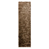 HOCHFLORTEPPICH Whisper Hellbraun 80x300 cm - Hellbraun, Textil (80/300cm) - benuta Nest