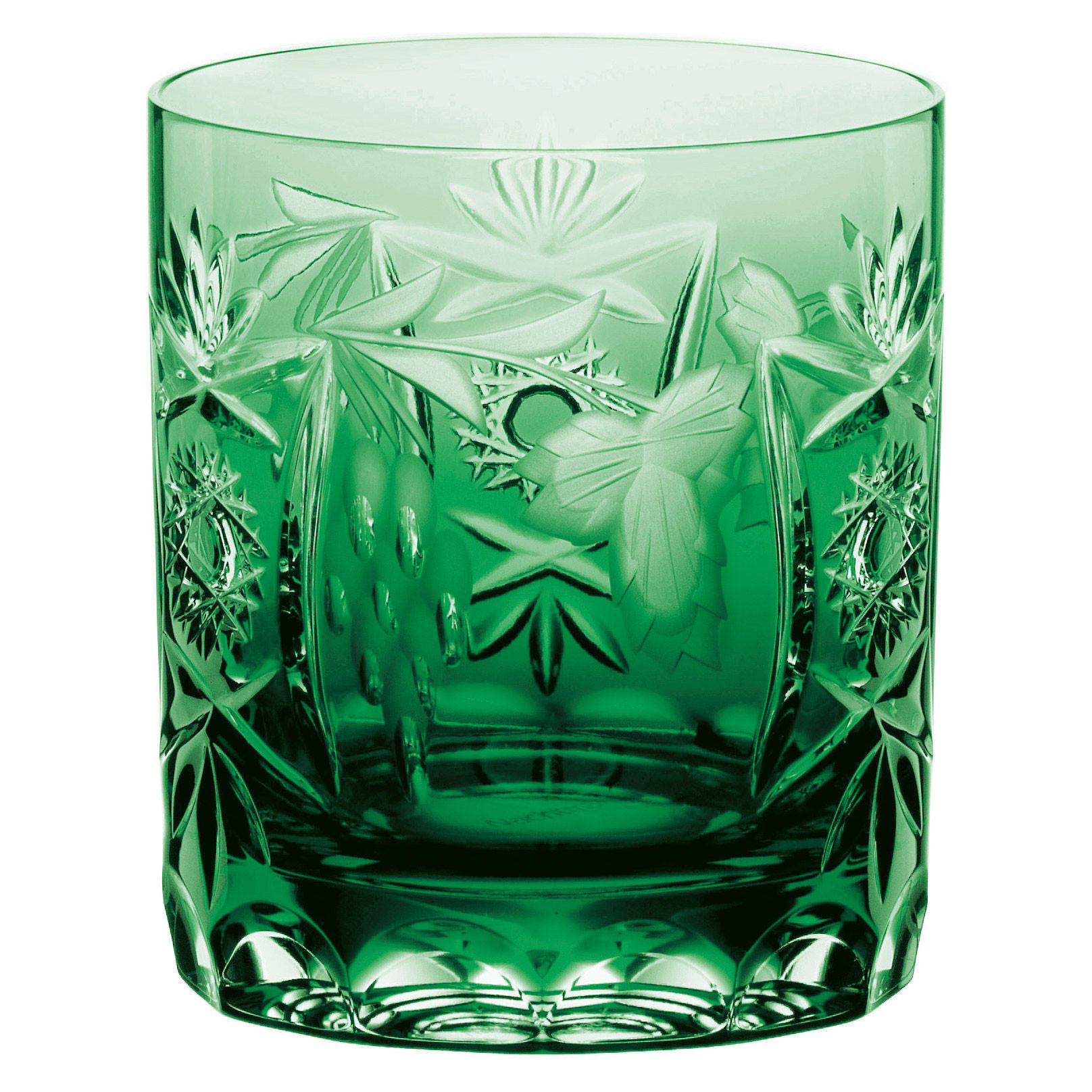 WHISKYGLAS Pur Traube, Smaragdgrün, Glas, Kristallglas, 345 ml - Grün, Glas (0.35L) - Nachtmann