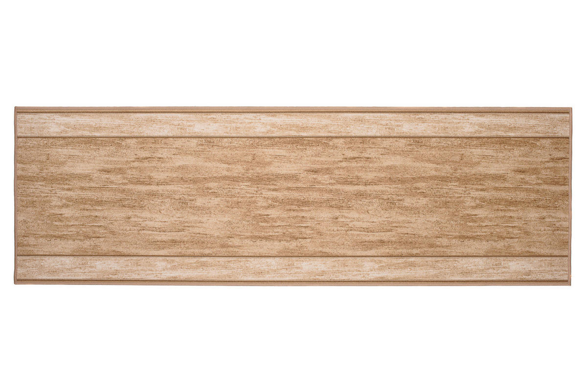 TEPPICHLÄUFER Anti-Rutsch Beige rutschfest Gummiunterlage 100/1400 cm - Beige, Textil (100/1400cm) - Tapiso