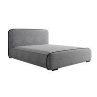 BETT BELLION - Grau, Holzwerkstoff (140/200cm) - Meblini