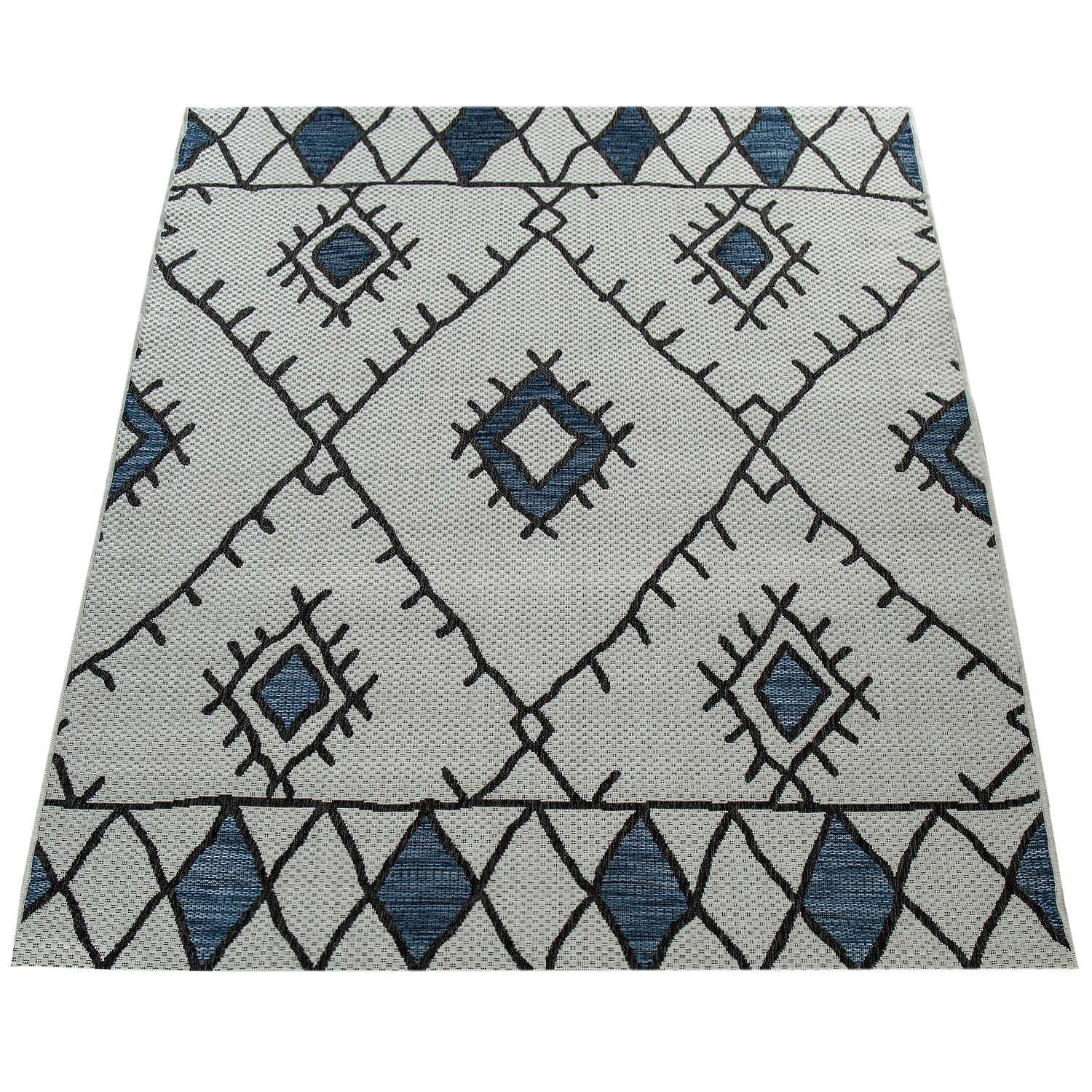 OUTDOORTEPPICH 200/280 cm Kuba 124 - Blau, Kunststoff (200/280cm) - Paco Home