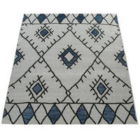 OUTDOORTEPPICH 120/160 cm Kuba 124 - Blau, Kunststoff (120/160cm) - Paco Home