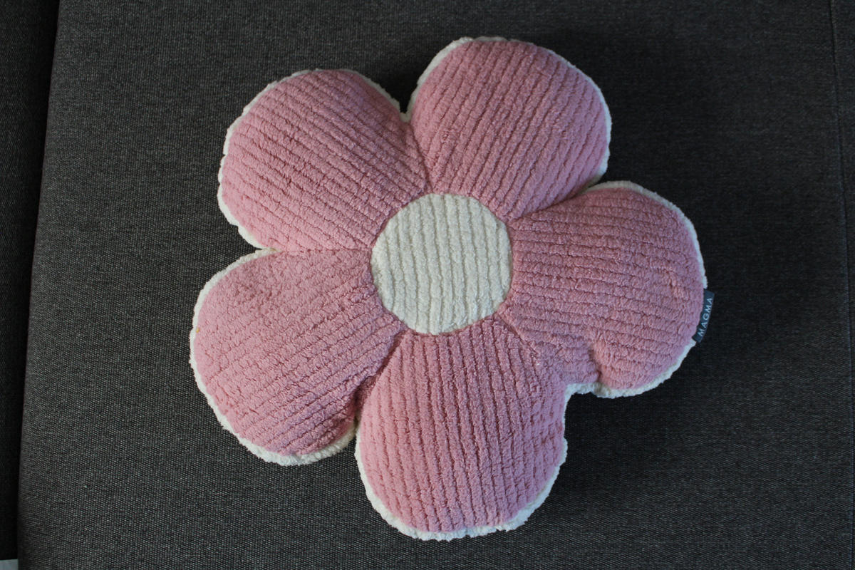 DEKOKISSEN BONNY Blume - Rosa, Textil (43cm) - Magma Heimtexx