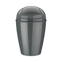 MÜLLEIMER Del 5 l 21,6/21,6/37 cm - Anthrazit, Kunststoff (21.6/37/21.6cm) - KOZIOL