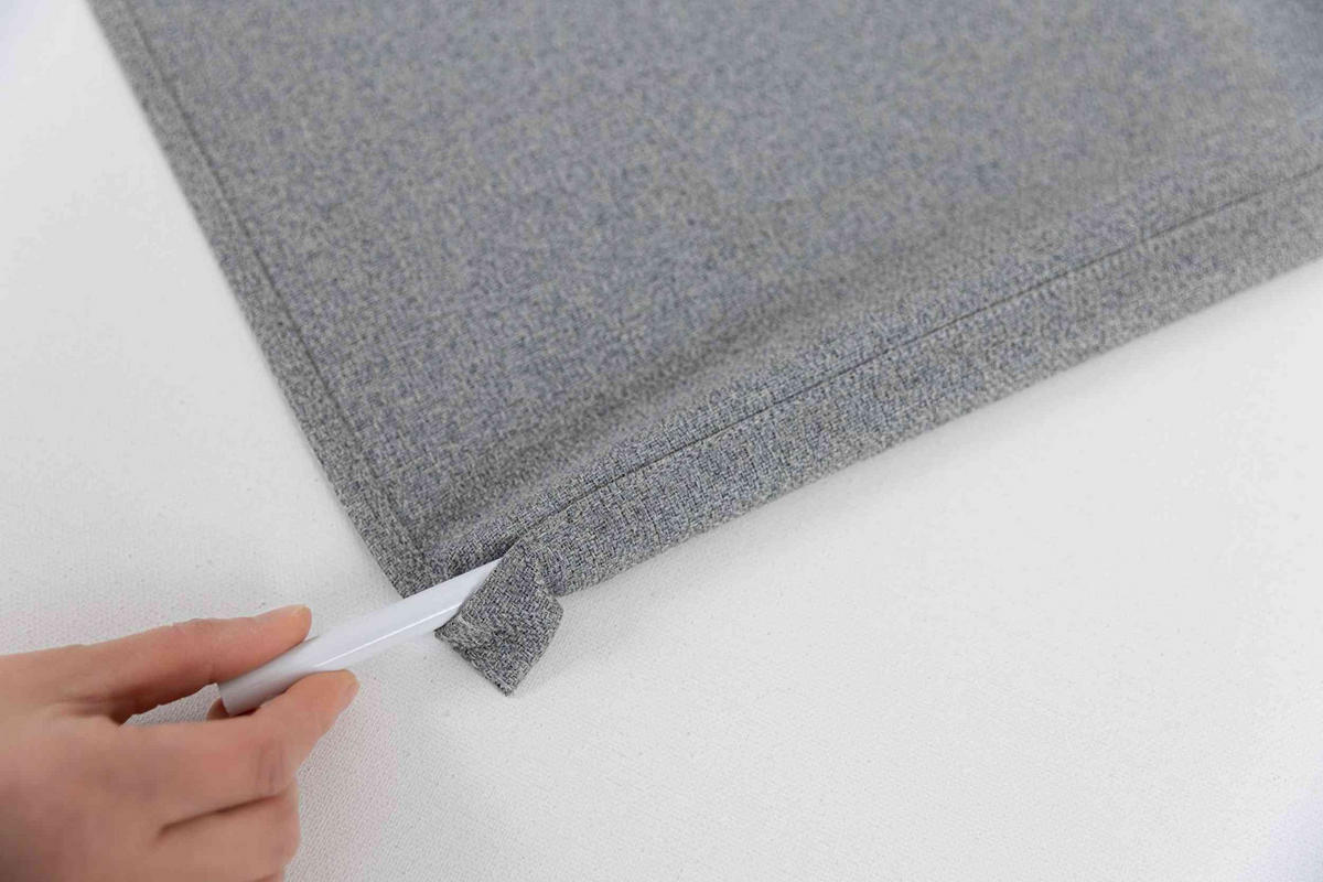 SCHIEBEVORHANG 2ER SET »München Dark« HxB 245x60 cm Grau - Grau, Textil (60/245cm) - Gardinenbox
