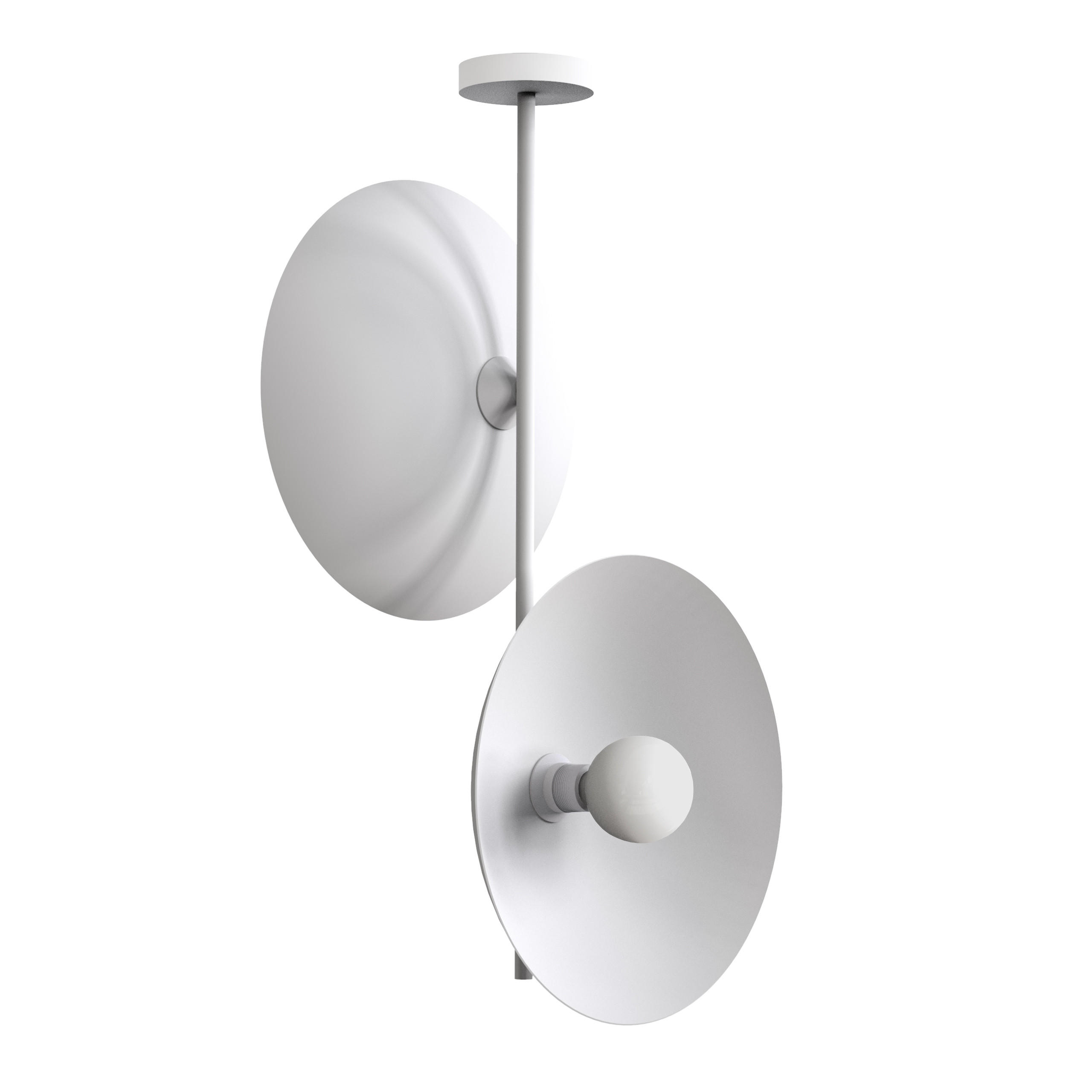 DECKENLEUCHTE - Weiß, Metall (40/40/83cm) - Lumicom