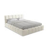 POLSTERBETT mit Bettkasten und Lattenrost 180x228 Beige - Beige/Creme, Kunststoff/Textil (160/200cm) - Makamii