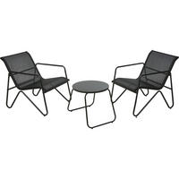 GARTENMÖBELSET - Anthrazit, Metall