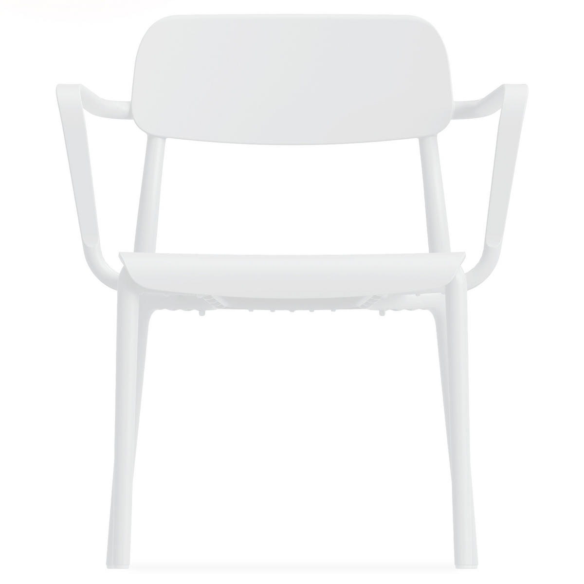 GARTENMÖBEL-SET GALIO, 4-tlg - Weiß, Kunststoff - KONSIMO®